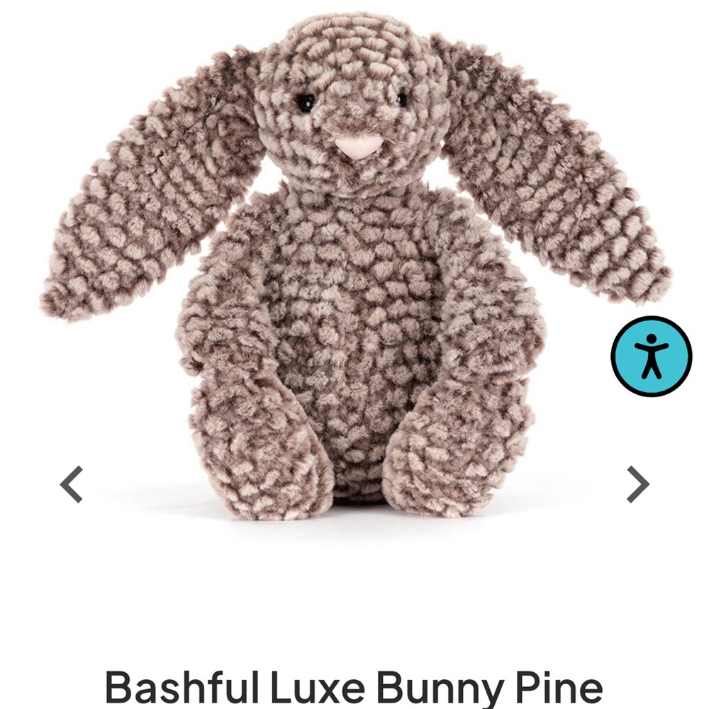 Jellycat Bashful Luxe Bunny - Brown